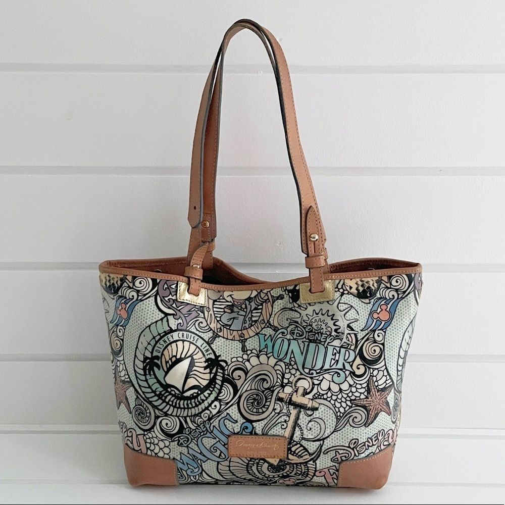 Dooney & Bourke Disney Cruise Line Fantasy Inaugural Sailing Tote Bag & Wristlet - Picture 5 of 16